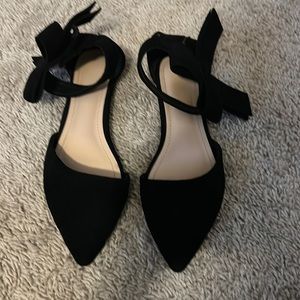 Black Bow Dress shoes